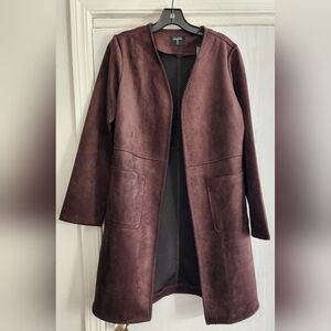 Chocolate Brown Tahari Size Medium Women's Coat
